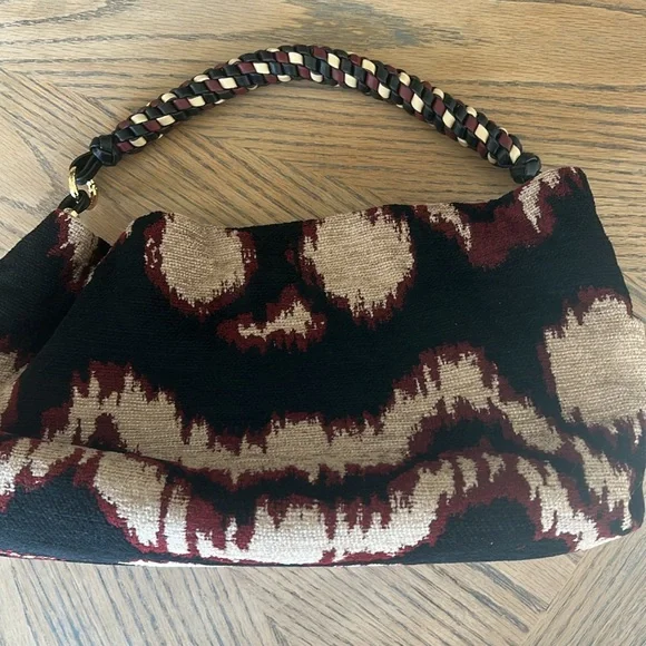 Ulla Johnson Remy Soft Convertible Clutch Obsidian Cross Body Bag NEW - Picture 5 of 6